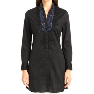 DI Vita Sequin Beaded Tunic Top